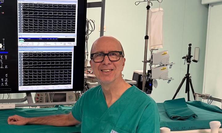 Il professor Marco Scaglione, direttore della Struttura complessa di Cardiologia all&rsquo;Asl di Asti