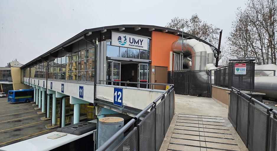 La passerella del Movicentro