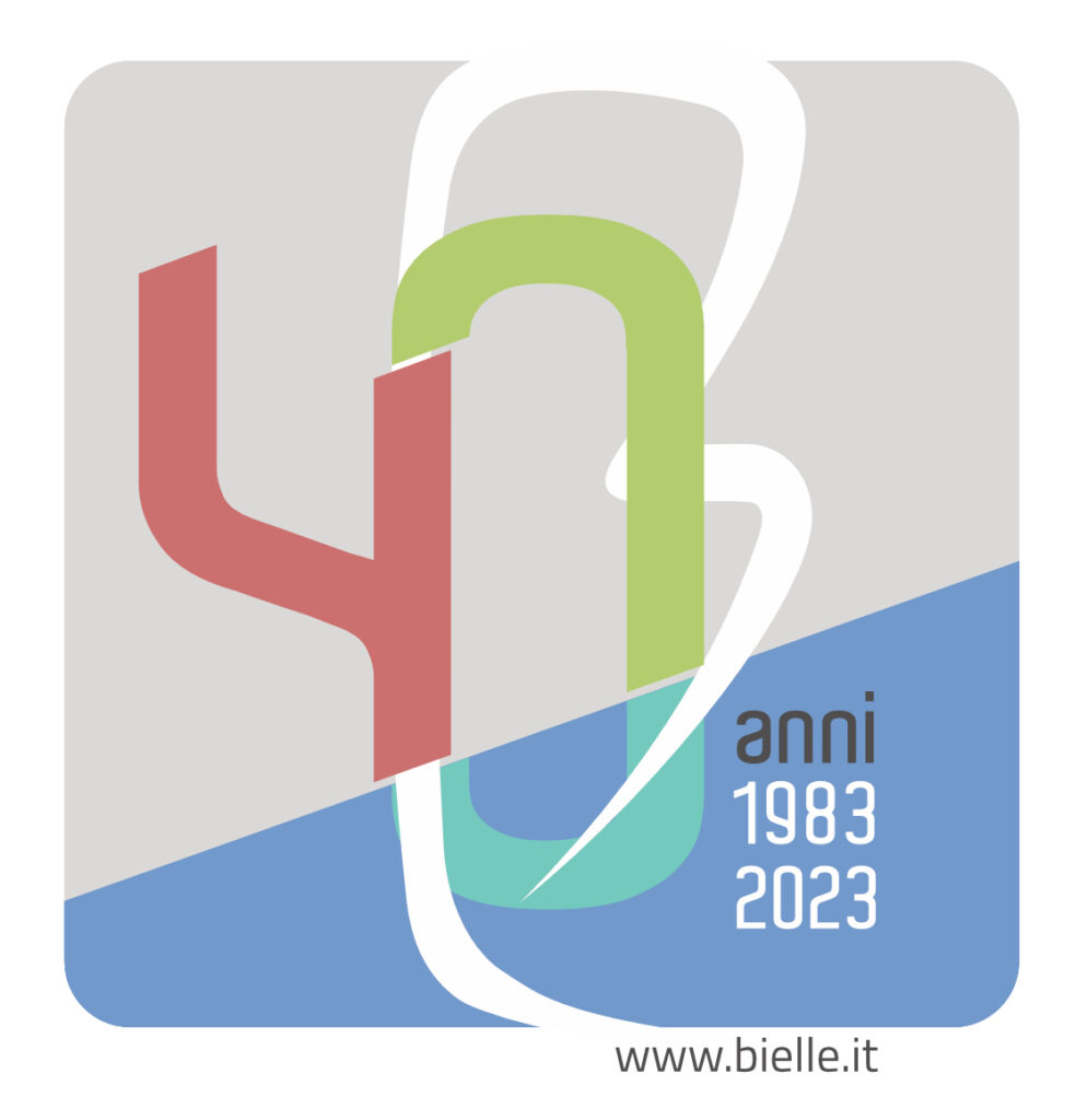 Logo anni BiElle colori