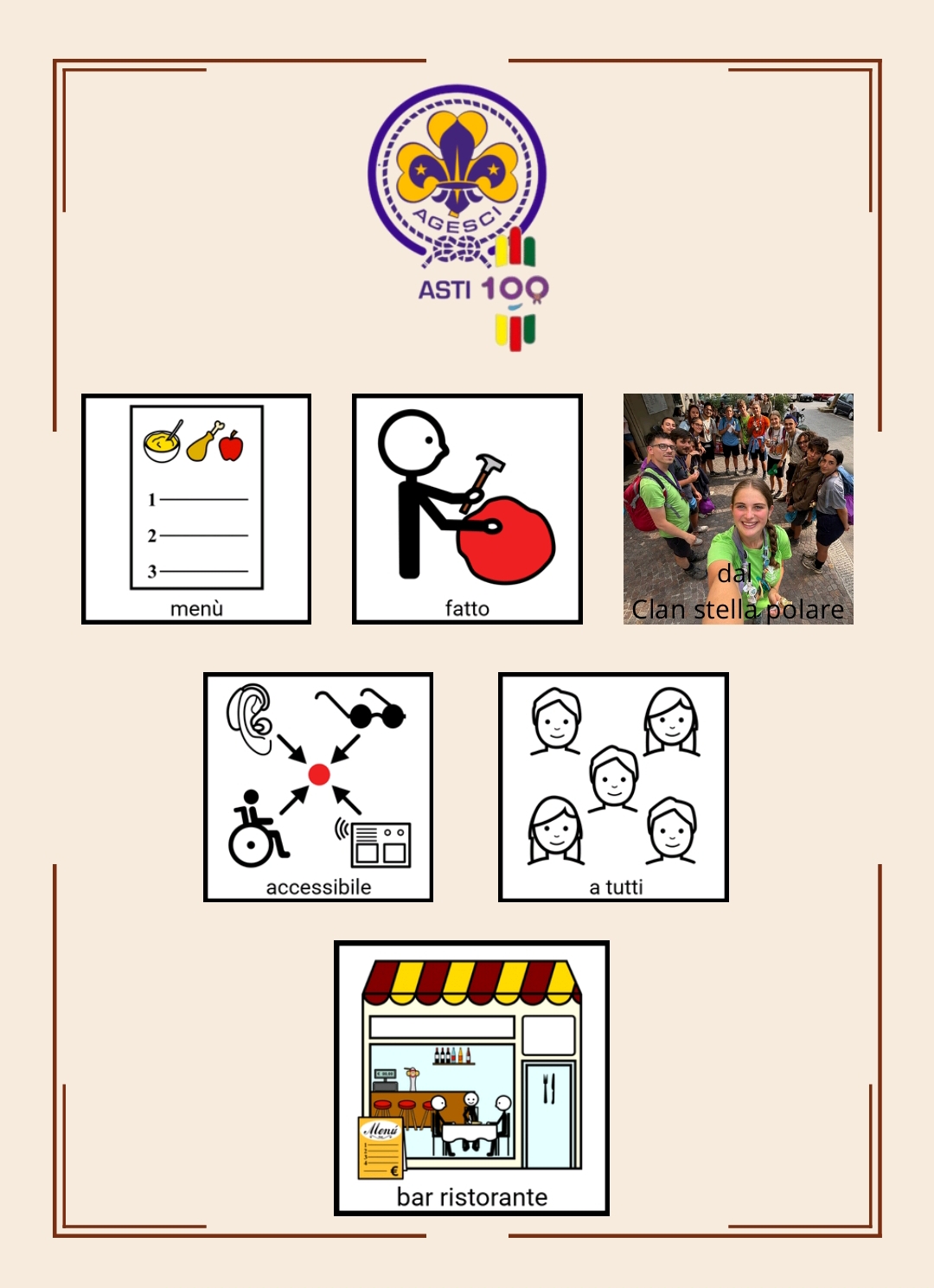 Un esempio dei menù in C.A.A.