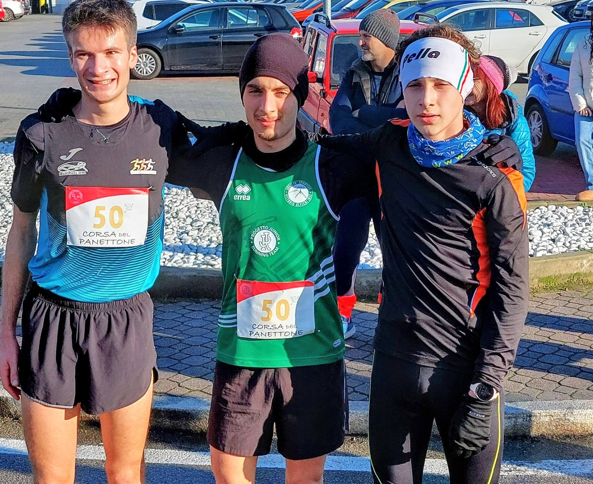 Il podio maschile (Foto Ago)