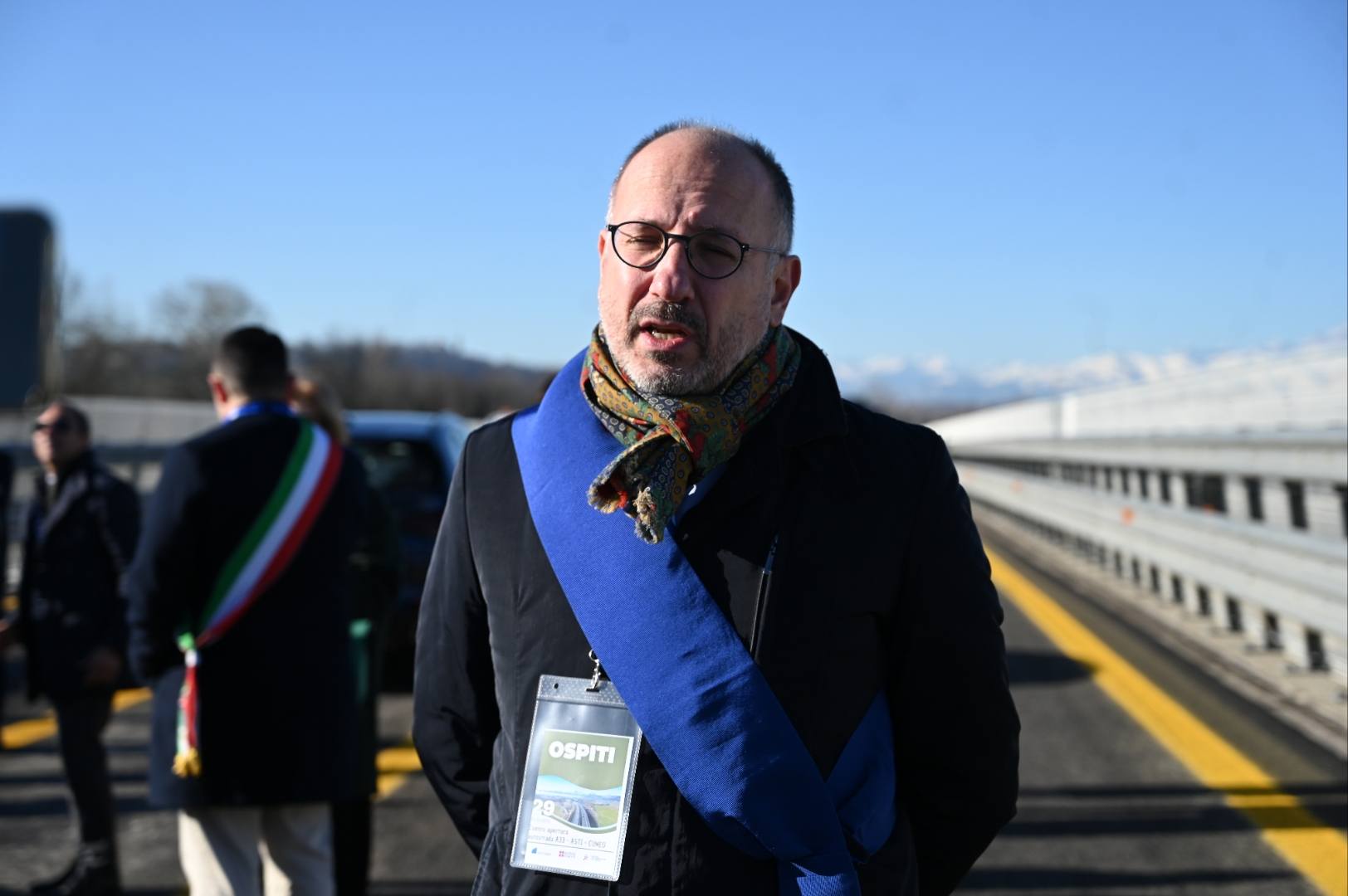 Inaugurazione dell'Asti-Cuneo a Cherasco