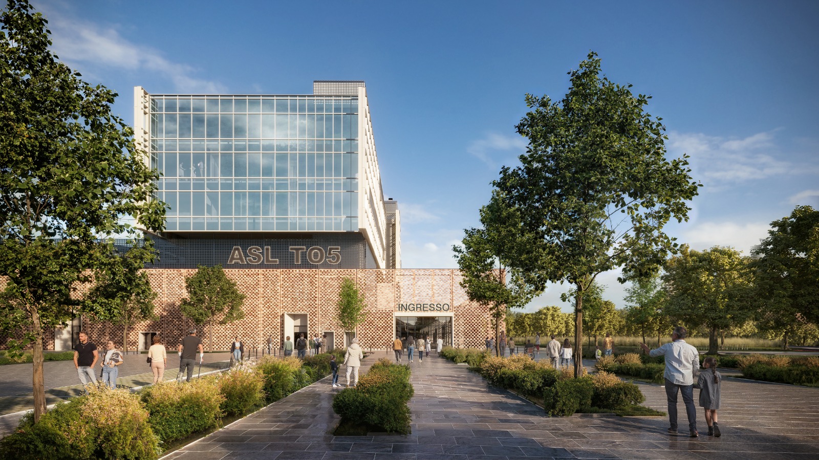 L'ingresso previsto nel progetto