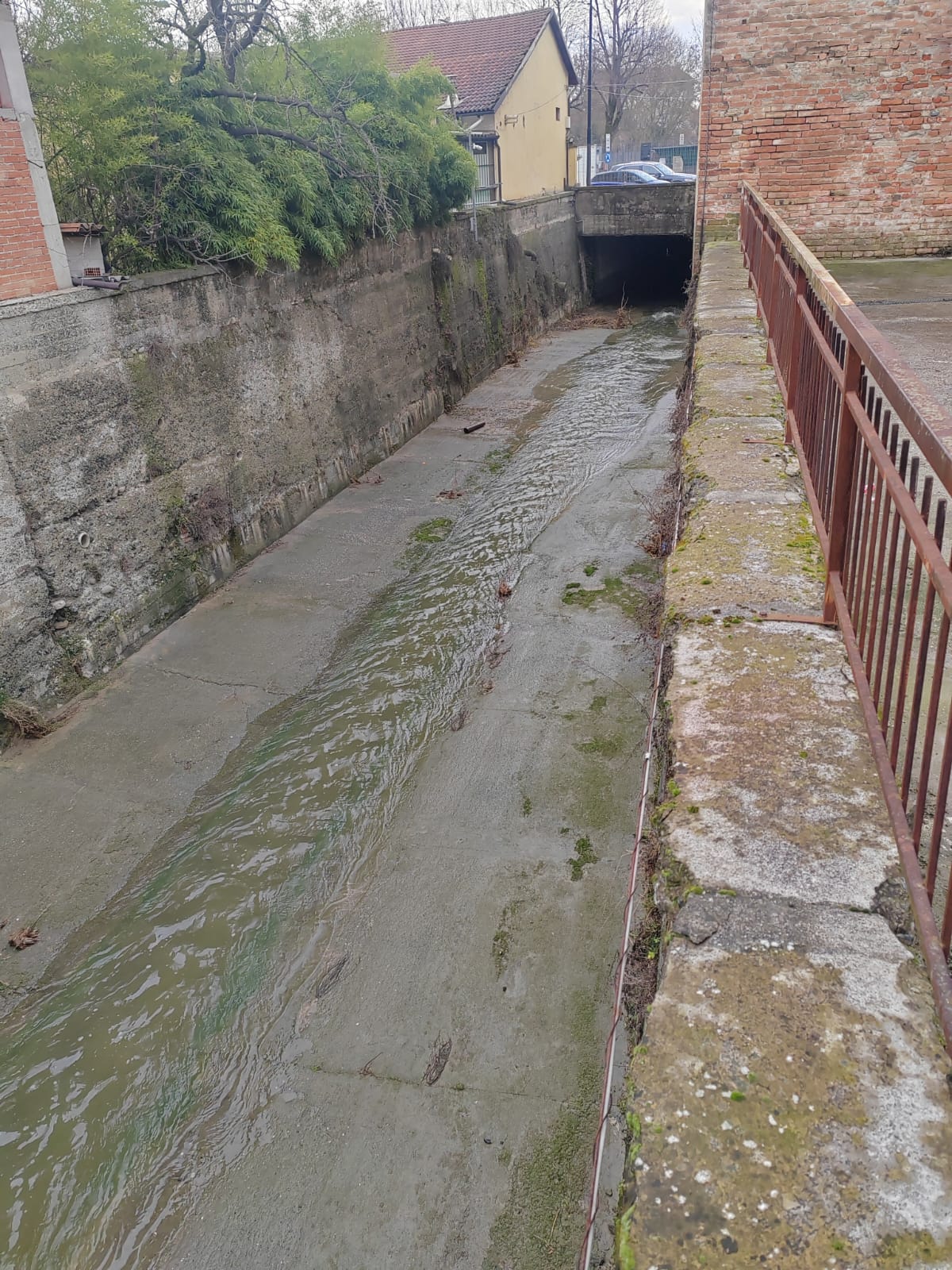 Il luogo del ritrovamento del corpo