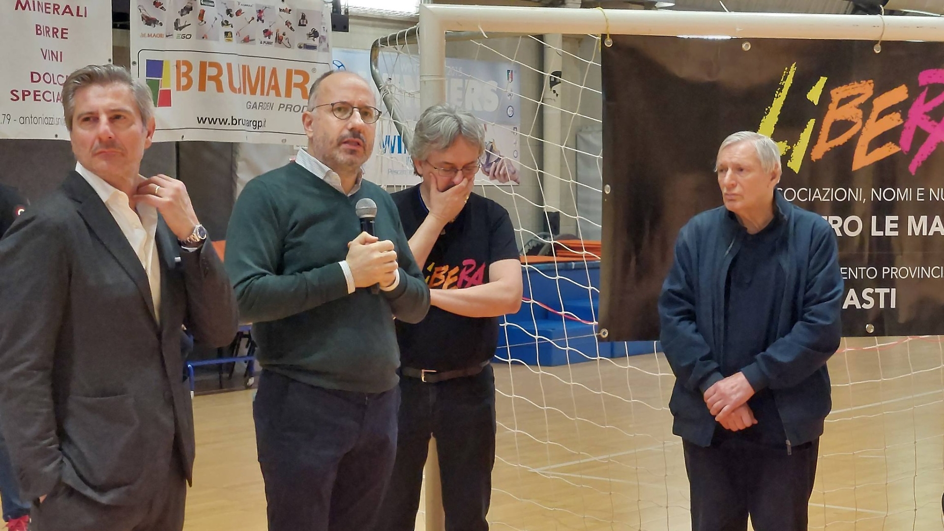 Don Luigi Ciotti al Palasanquirico di Asti