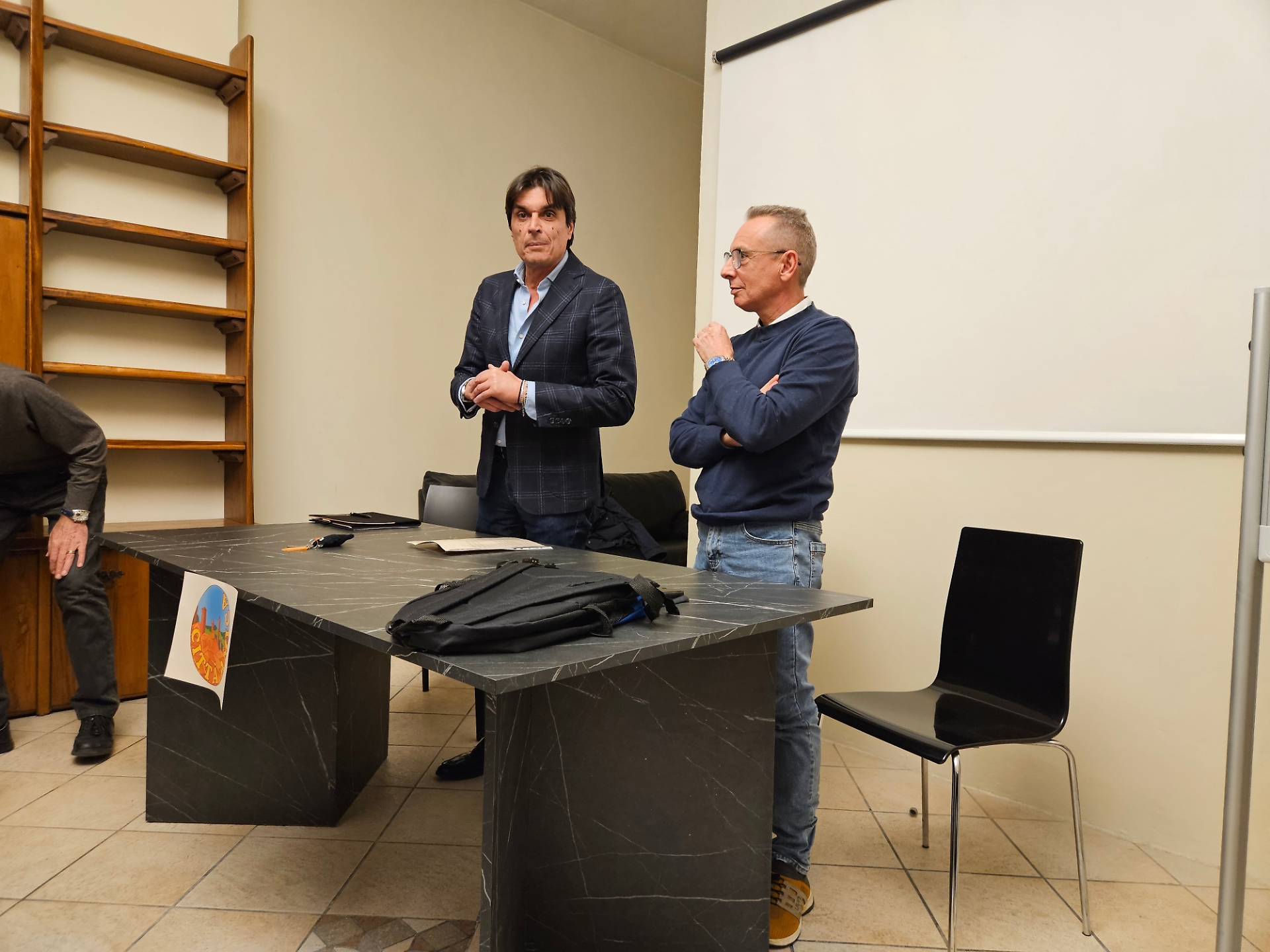 Mauro Cuniberti e Mario Bovino