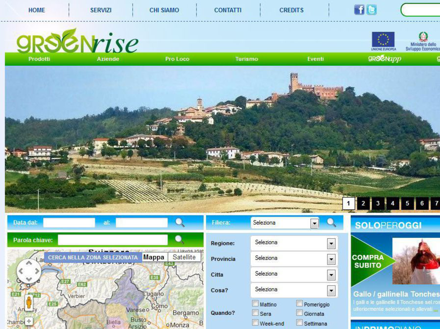 Cortanze presenta GreenRisevetrina on line per imprese ed eventi