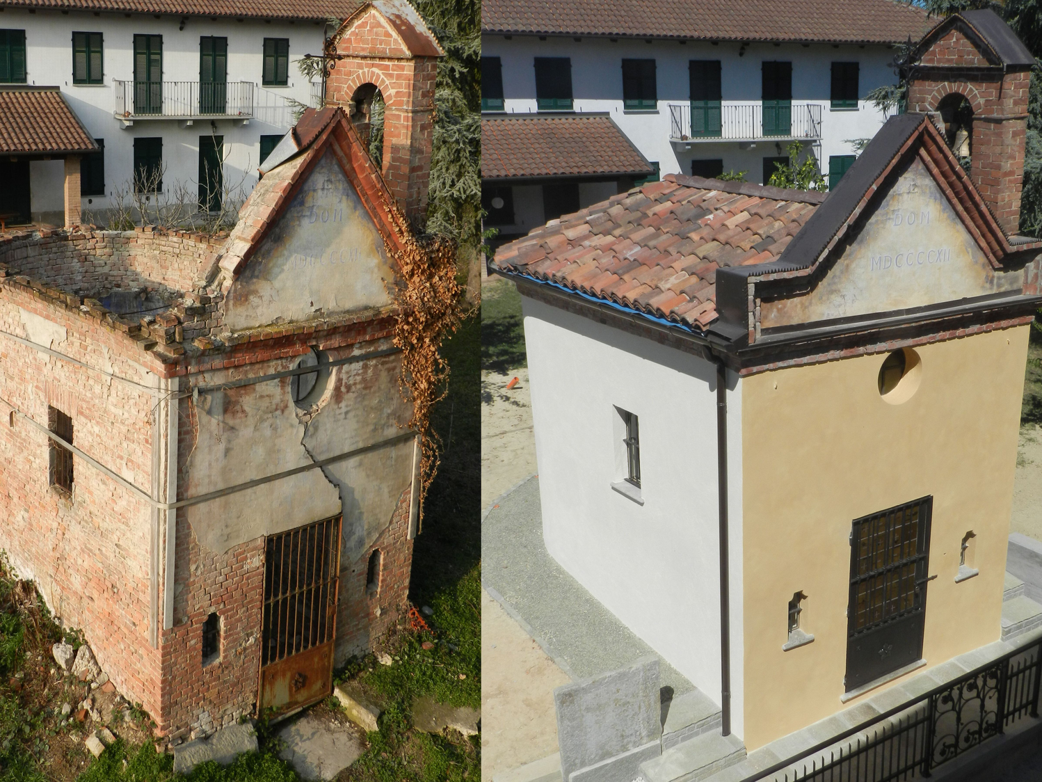 Montegrosso: dopo unestate di lavoro è rinata la chiesetta