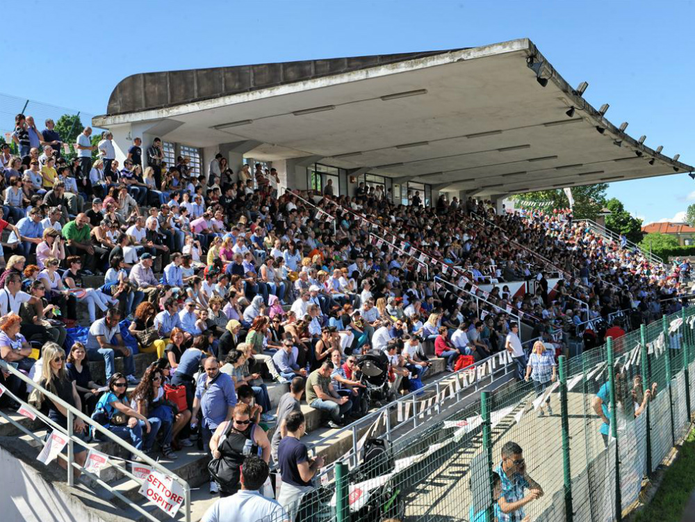 San Damiano d'Asti Asti Non Viaggiata SC088 Stadio Campo Sportivo 