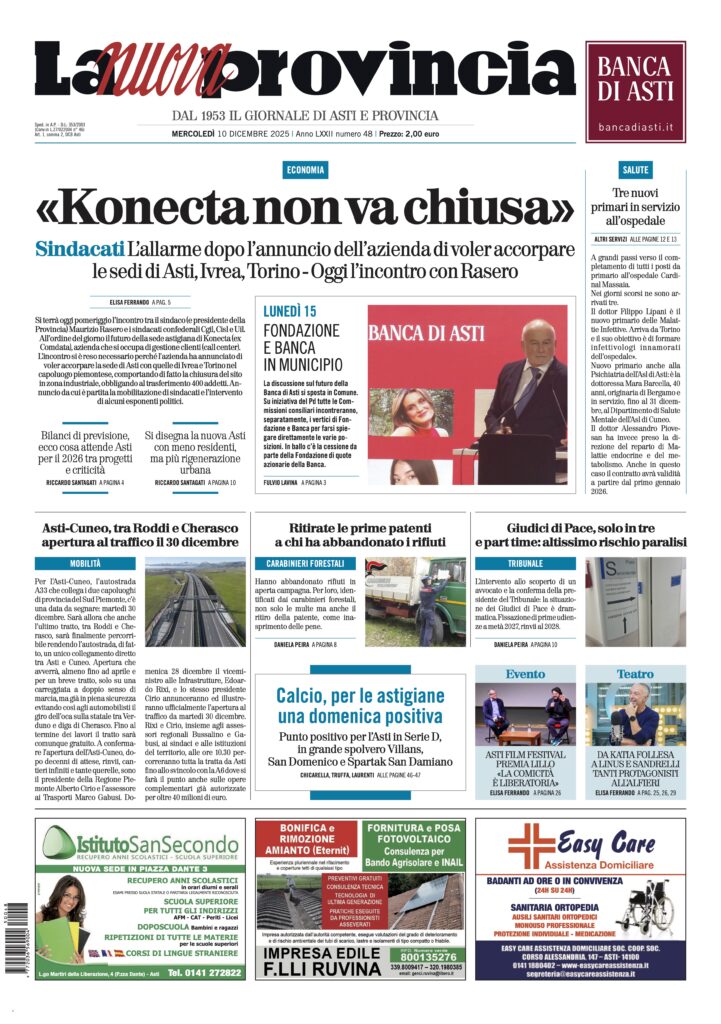 prima pagina dicembre