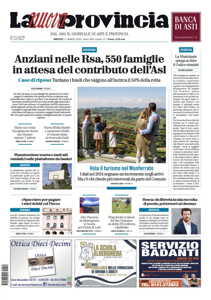 prima pagina marzo