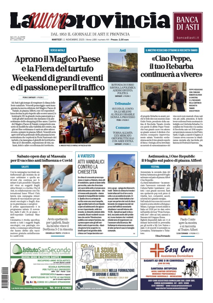 prima pagina novemvre
