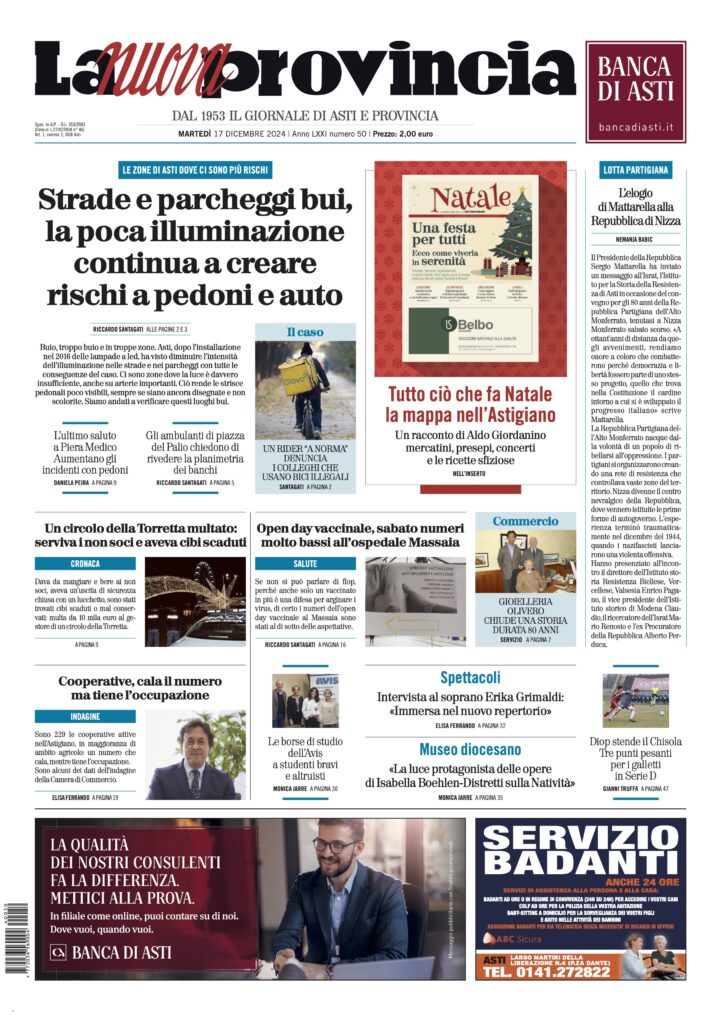 prima pagina dicembre