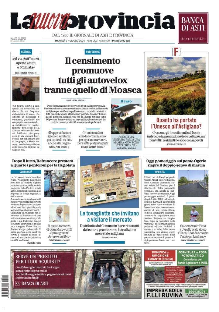 prima pagina giugno