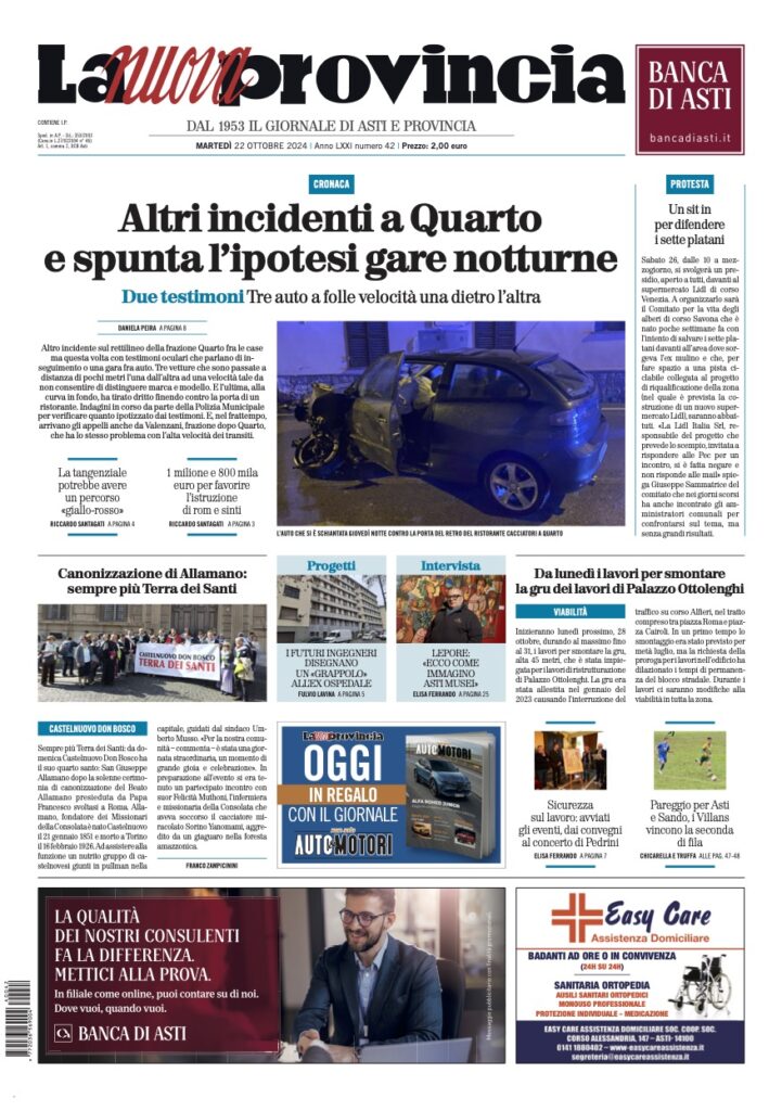 prima pagina ottobre