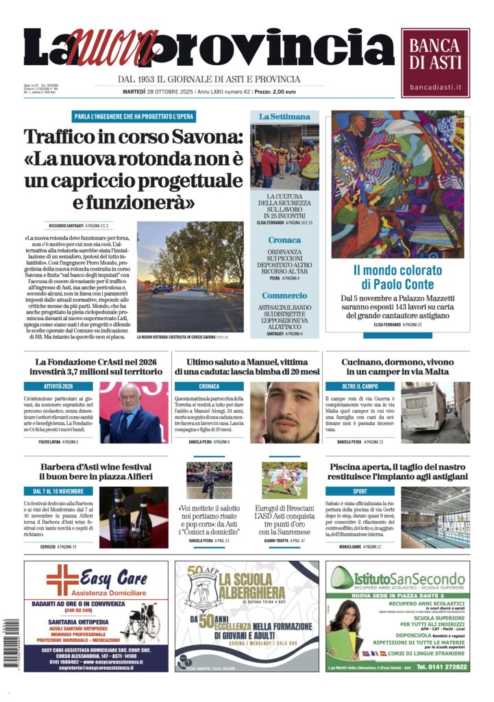 prima pagina ottobre