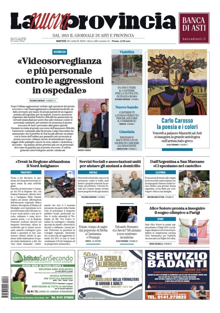 prima pagina luglio