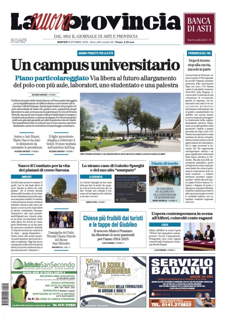 prima pagina ottobre