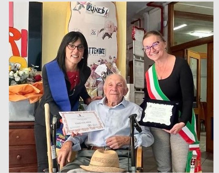 Buttigliera d'Asti ha festeggiato il neocentenario Giulio Gilardi La