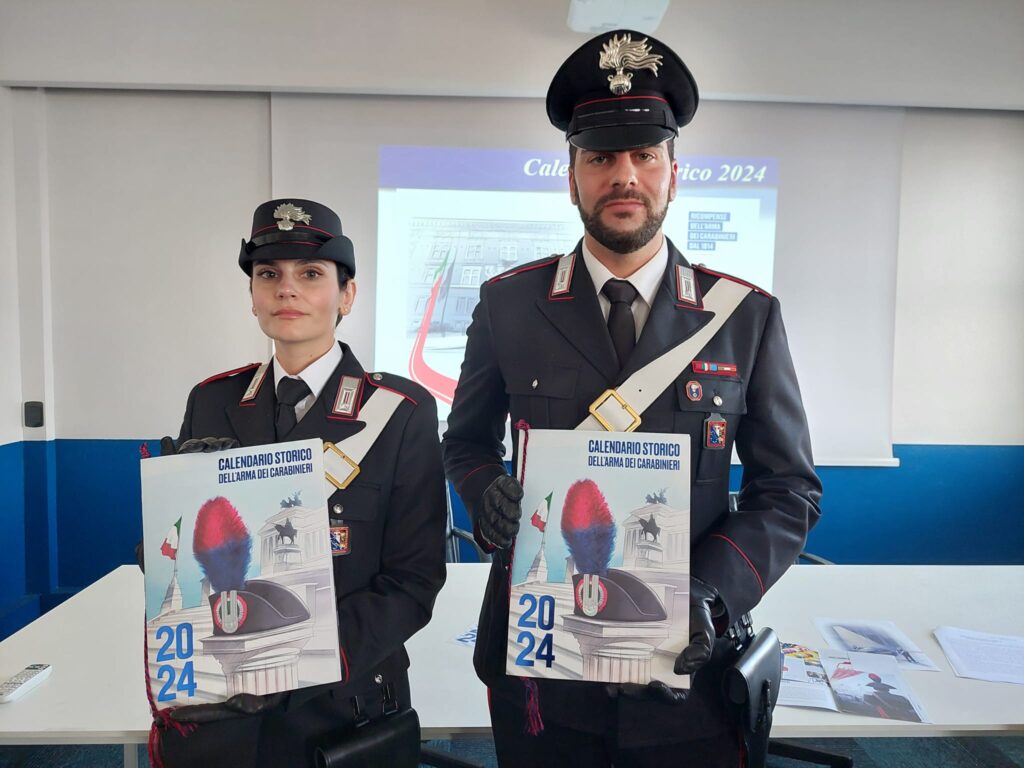Presentazione del Calendario Storico dell'Arma dei Carabinieri e