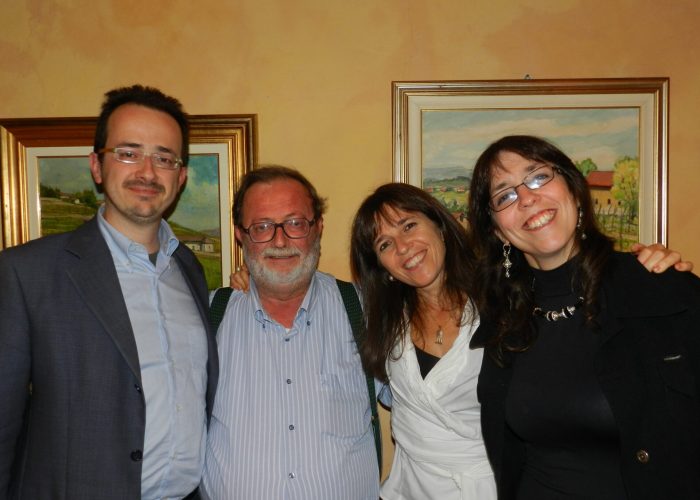 giuseppe beppe fassino con daniela, gianpaolo, luisa