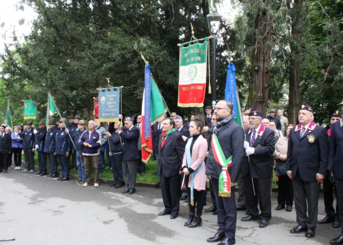 Un momento della festa del 25 Aprile ad Asti