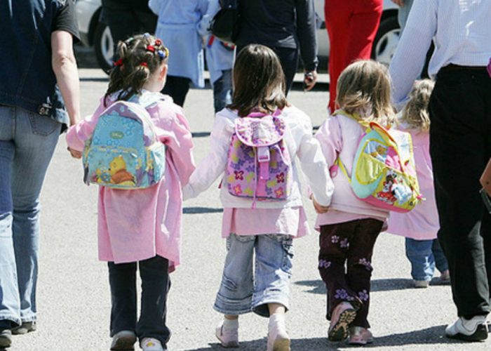 45 bimbi in lista dattesaalla materna "De Benedetti"
