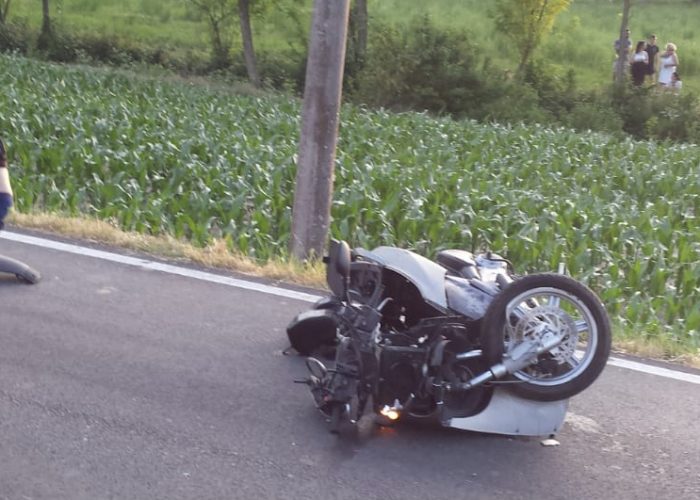 Valleandona incidente scooter