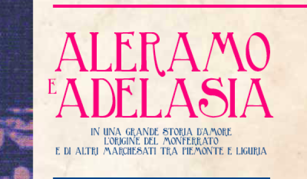 La copertina del libro sulla storia d'amore tra Aleramo e Adelasia