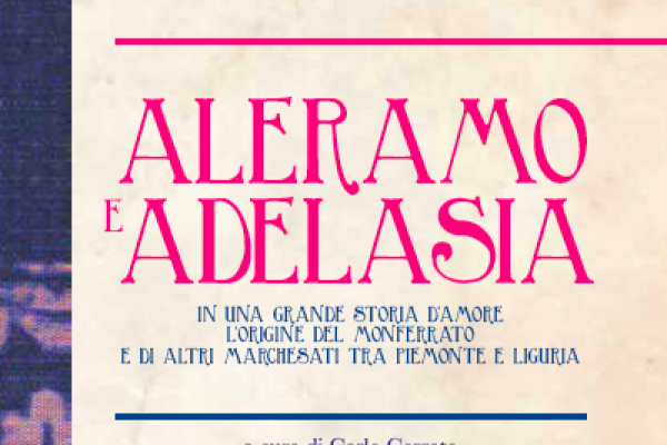 La copertina del libro sulla storia d'amore tra Aleramo e Adelasia