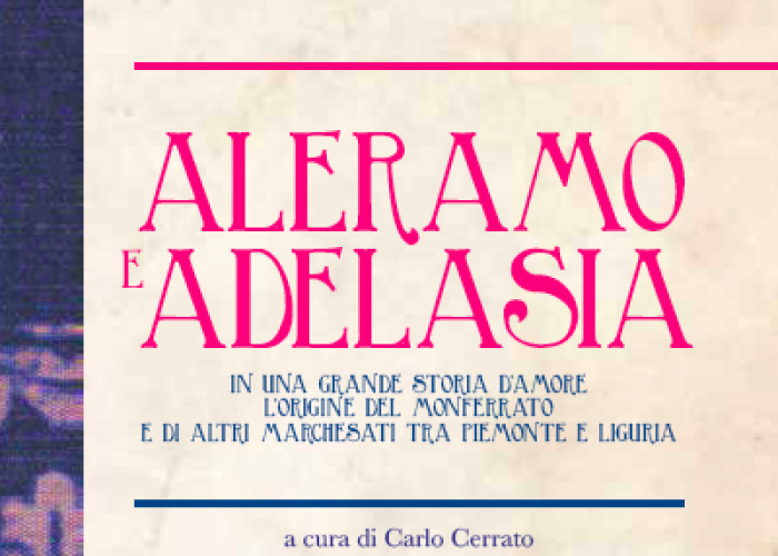 La copertina del libro sulla storia d'amore tra Aleramo e Adelasia