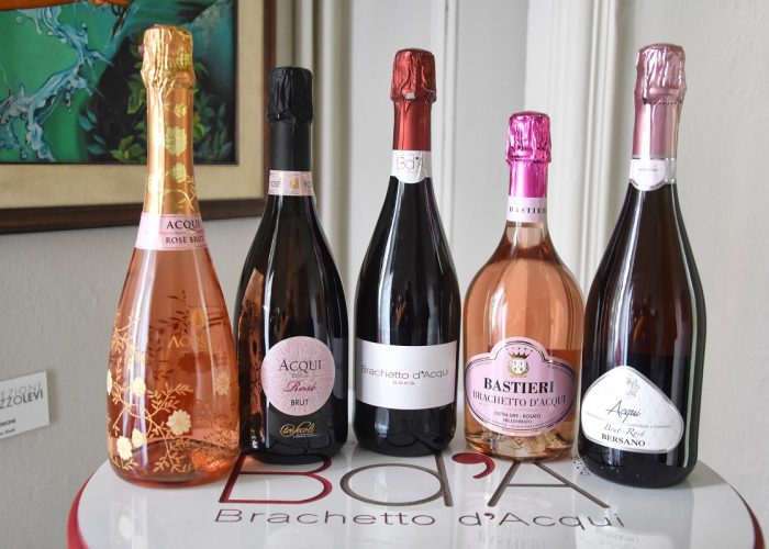 Alcune bottiglie dell'Acqui Docg Rosé