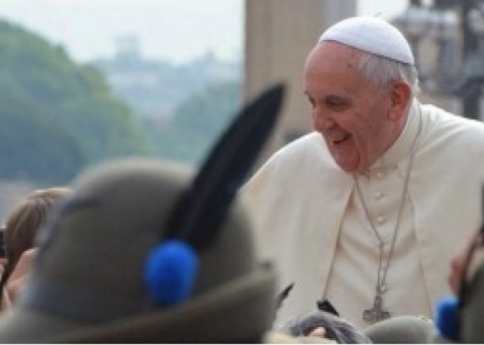Anche il Papa saluterà gli alpini ad Asti