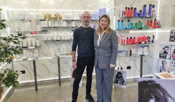 Antonio Giugliano con Loretta Bologna