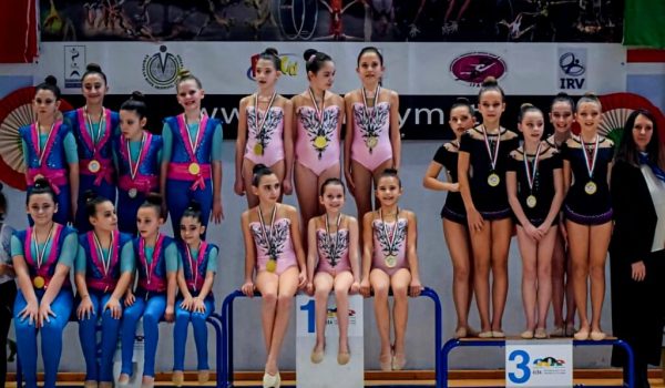 Asd Ginnastica Nizza prima classificata gara Alba