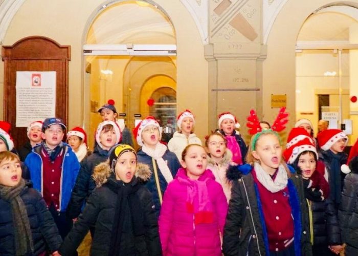 I ragazzi della Best Asti durante il concerto di Natale