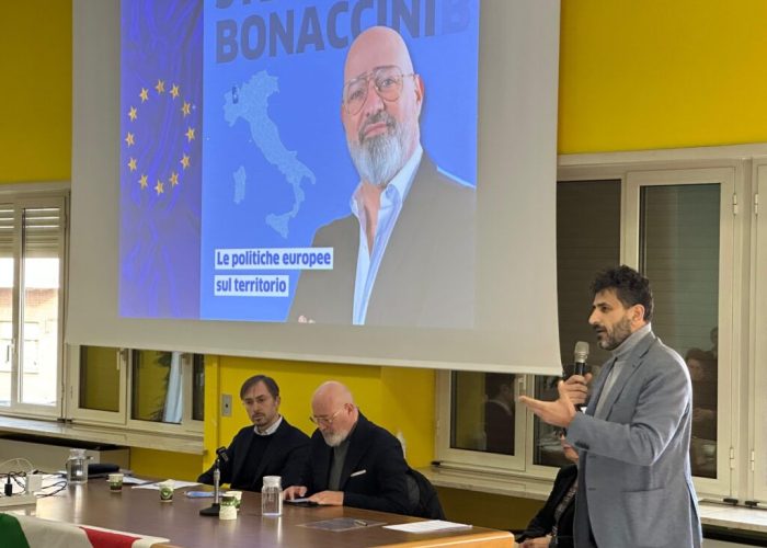 Bonaccini con Domenico Rossi