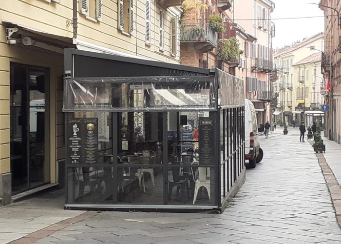 Corso Alfieri con poca gente