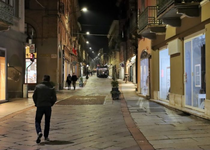 Corso Alfieri vuoto