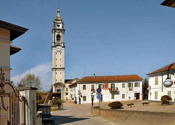 Veduta di paesaggi nel Comune di  Cantarana (AT). L'immagine fa parte dell'Atlante dei Paesaggi  astigiani e monferrini, realizzato per una più ampia conoscenza ed efficace salvaguardia del patrimonio paesaggistico del territorio piemontese.