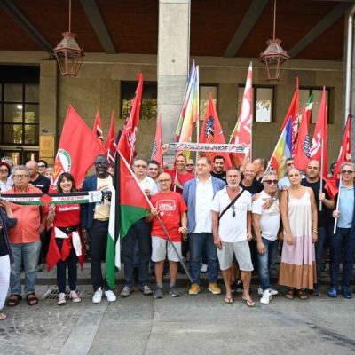 Cgil presidio Palestina