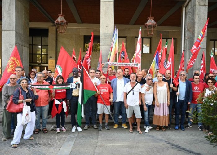 Cgil presidio Palestina