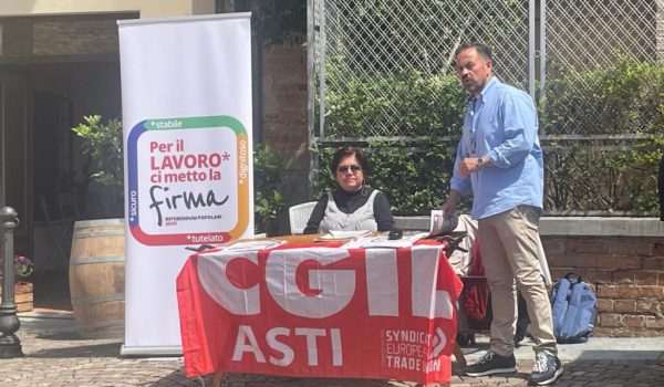 Cgil raccolta firme referendum