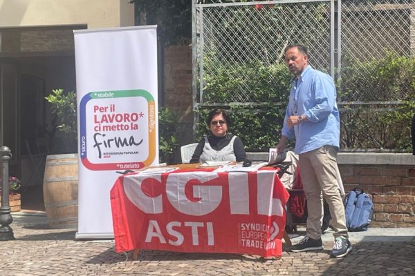 Cgil raccolta firme referendum