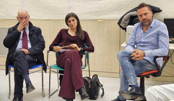 Chiara Appendino all'ospedale di Asti