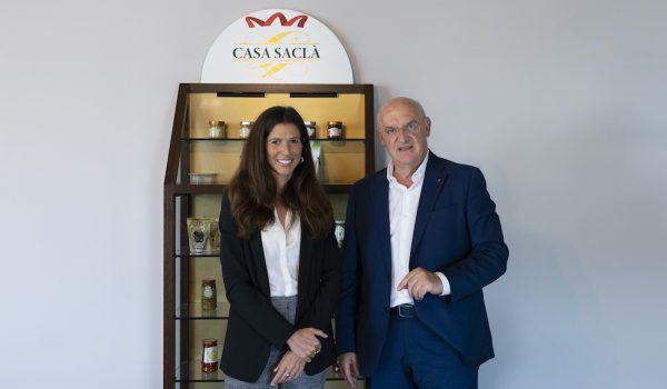 Chiara Ercole CEO Saclà e Carlo Demartini AD Banca di Asti