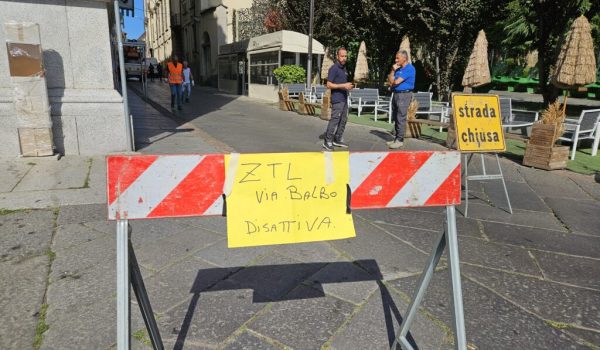 Chiusura al traffico di corso Alfieri