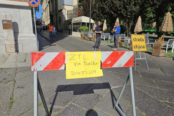 Chiusura al traffico di corso Alfieri