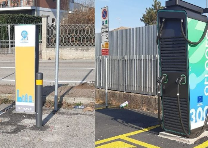 Colonnine ricarica Villanova d'Asti