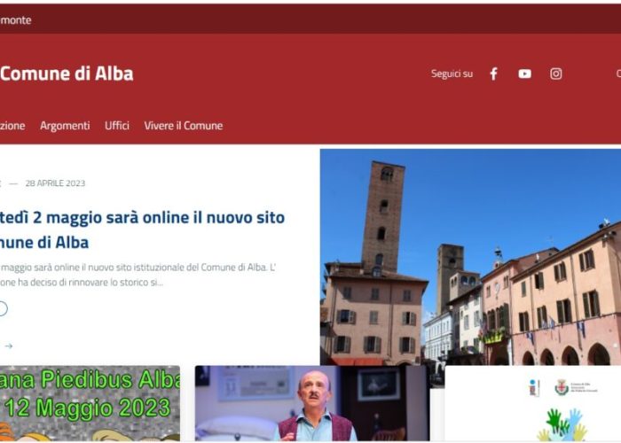 ComuneAlba_NuovoSito_HomePage